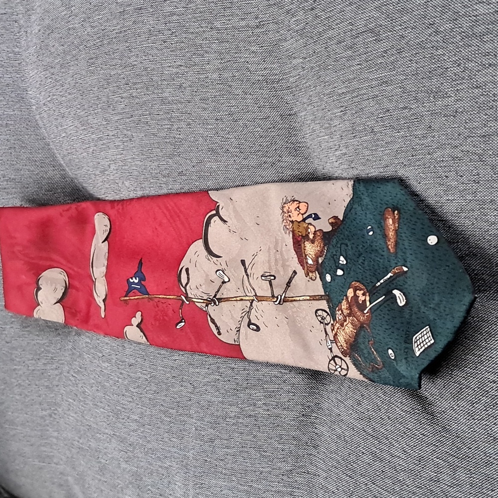 Vintage Gary Patterson Balancine Hot Cakes Novelty Mens Tie